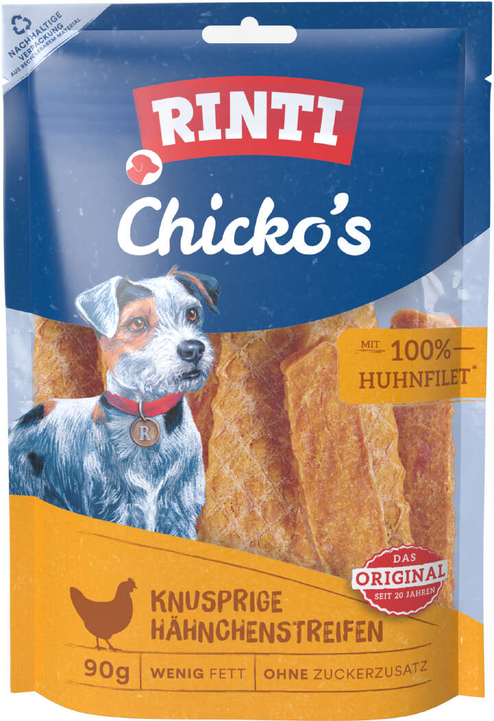 RINTI Hundeleckerlis Chickos Huhn
